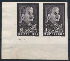 1953 Sztálin-gyász vágott ívsarki pár luxus minőségben (12.000)