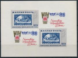 1965 WIPA vágott kisív (4.500)