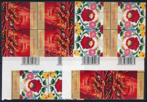 2012 Bélyegnap Kalocsa 6 db sor összefüggésekben, klf variációk