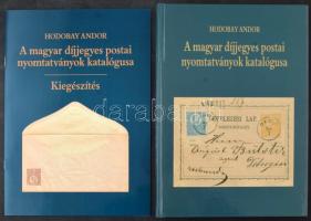 Hodobay Andor: A magyar díjjegyes postai nyomtatványok katalógusa + kiegészítő kötet (Budapest, 2021)