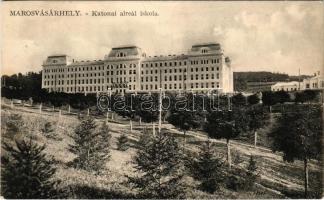 1911 Marosvásárhely, Targu Mures; katonai alreáliskola. Porjes S. Sándor kiadása / K.u.k. military school (EK)