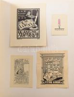 1963 Boletim da Academia Portugesa de Ex libris. 11 db szám, mindegyikben 2-2 táblán ex librisekkel ...