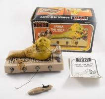 1983 Star Wars Return of the Jedi Jabba The Hutt Action Playset. Eredeti sérült dobozában.