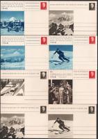 Csehszlovákia 1948-1949 39 db használatlan képes díjjegyes levelezőlap