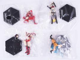 4 darab Konami Rumble Roses figura.