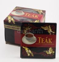 Exkluzív ajándék: teáscsésze szett, teákról szóló könyv, eredeti dobozában