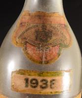 1938 Tokaji szamorodni Rákóczi pince, régi boros üveg