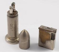 Régi, töltényből készült öngyújtó + bridge márkájú