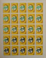 Érdekes sok példányos Ajman, Manama, Kathiri State in Hadramaut tétel, használatlan sorok, ívek, szétvágatlan blokk-ívek, katalógusban nem található bélyegek (próbanyomatok?) cserkész, olimpia, Kennedy, művészet motívumok, összesen több száz bélyeg és blokk albumban és berakóban, mind betapadva, beragadva. Így is figyelemre méltó tétel, érdemes megnézni!!!