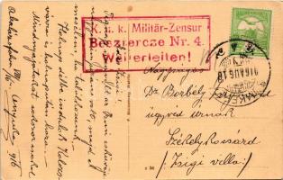 1916 Beszterce, Bistritz, Bistrita; Evangélikus gimnázium. F. Stolzenberg kiadása / Lutheran grammar...