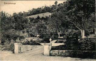 1918 Boksánbánya, Németbogsán, Deutsch-Bogsan, Bocsa Montana; park. Rosner Adolf kiadása / park