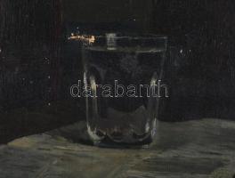 Jelzés nélkül, XX. sz. első fele: Csendélet. Olaj, vászon.Sérült. Dekoratív, sérült fakeretben. 32,5...