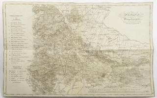 ca 1825 [Bécs környékének térképe] Wien's Umbegung. Tranquillo Mollo ( 1767-1837 ) Rézmetszet. 45x33 cm          ca 1825 [Map of the Vienna area] Wien's Umbegung. Tranquillo Mollo ( 1767-1837 ) Copper engraving. 45x33 cm