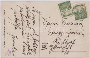 Kiskapus, Kleinkopisch, Copsa Mica; pályaudvar, vasútállomás. Vasúti levelezőlapárusítás 452. / rail...