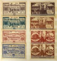 Körülbelül 240db-os főleg német bankjegyből és papír szükségpénzből álló gyűjtemény bélyegberakóban,...