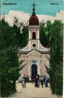 1917 Püspökfürdő, Szentlászlófürdő, Baile 1 Mai; Kápolna. Ruttner és Füzy kiadása / chapel (szakadások / tears)