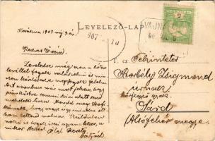 1917 Püspökfürdő, Szentlászlófürdő, Baile 1 Mai; Kápolna. Ruttner és Füzy kiadása / chapel (szakadás...