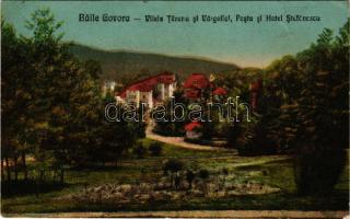 1930 Baile Govora (Valcea), Vilele Taranu si Vargolici, Posta si Hotel Stefanescu. Anastasiu &amp; Petrescu / villas, post office, hotel (crease)