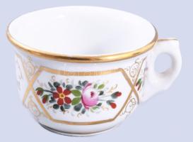 cca 1880-1900 Szecessziós komatál, kis kopással, d: 11,5 cm