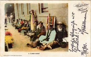 1903 Hawaii, Flower Market (EB)