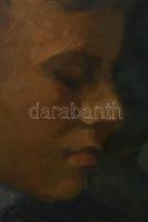 Pólya T jelzéssel: Kisfiú portréja. Olaj, karton. Proveniencia: Saphier-gyűjtemény. Kissé sérült. 32...