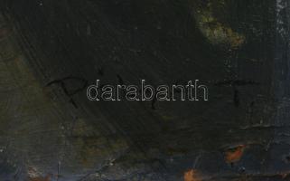 Pólya T jelzéssel: Kisfiú portréja. Olaj, karton. Proveniencia: Saphier-gyűjtemény. Kissé sérült. 32...