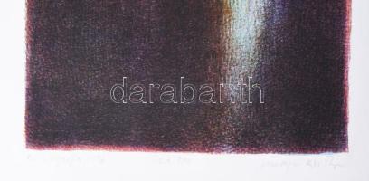 Somorjai-Kiss Tibor (1959-): Rés. Litográfia, papír, jelzett, művészpéldány E.A. 5/10 számozással, 7...