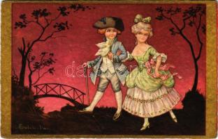 Italian art postcard. Ditta A. Guarneri 2397. s: Colombo