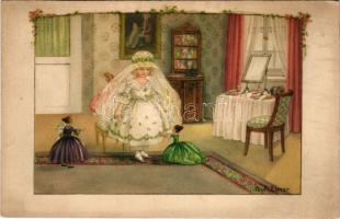 1926 Children art postcard. A.R. No. 1362. s: Pauli Ebner (fl)