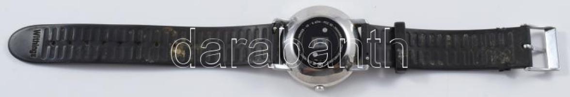 Withings okosóra, szíjjal, karcos, eredeti dobozában, töltőjével, d: 35mm