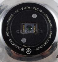 Withings okosóra, szíjjal, karcos, eredeti dobozában, töltőjével, d: 35mm