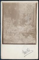 1900 Turul 2f csillag vízjellel 1904-ben postázott nyomtatvány képeslapon