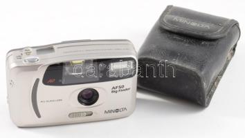 Minolta AF50 Big finder analóg kamera. Tokkal