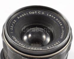 Asahi Super Takumar 35mm f/3.5 objektív M42 bajonettel, kopással