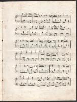 1848 Uj csárdás az 1861-diki farsangra szerzé Petényi Ottó Pest 1861. Beimel 4p