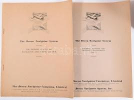 The Decca Navigator System 1-2. London, ca 1940. Illusztrált. Kiadói papírborítóval 7 + 7 p. térképekkel