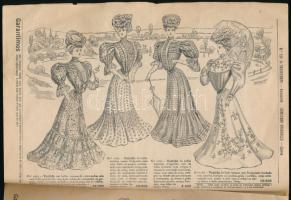 1906 Armazens Grandella portugál női divat katalógus sok illusztrációval 18p. + 2 p