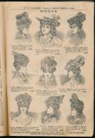 1906 Armazens Grandella portugál női divat katalógus sok illusztrációval 18p. + 2 p