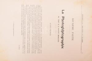 ca 1890-1900 Fotótörténeti és fotótechnikai tanulmányok 15 db nyopmtatvány, sok illusztrációval, fra...
