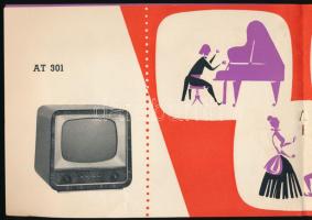 ca 1960 Orion televízió képes termékkatalógus 8 p