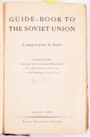 Guide-Book of the Soviet Union, Compiled by A. Radó. Published 1929, Berlin by Society for Cultural Relations of the Soviet Union with Foreign Countries. 855 p. térképmellékletekkel Kiadói, kiss kopott egészvászon kötésben, néhány ceruzás bejegyzéssel.