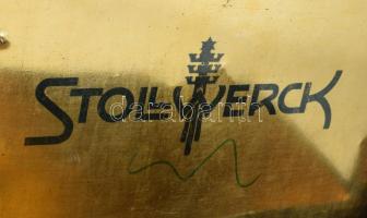 1930 Stollwerck nagy méretű fém bonbonos doboz 24x14x12 cm