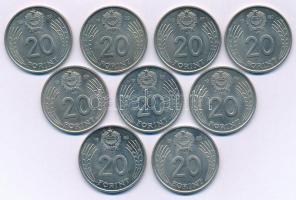 1989. 20Ft Cu-Ni (9xklf) T:AU kis patina Adamo F10