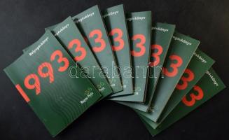1993 9 db Bélyegévkönyv (135.000)