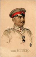 Generaloberst v. Kluck. Hermann Schött Actiengesellschaft No. 8148. / WWI German military general (EB)