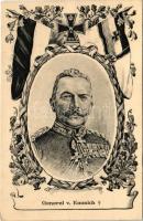 1916 General v. Emmich / Otto von Emmich + "Reserve-Lazarett Meiningen Abt. Schiesshaus" (EK)