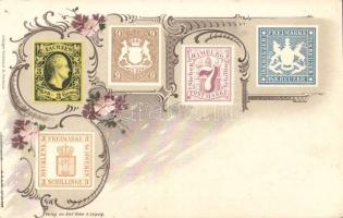 German stamps litho