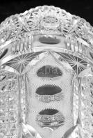 Ólomkristály váza, hibátlan, m: 20,5 cm