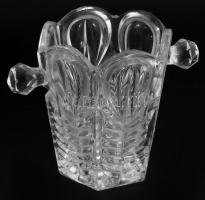 Ólomkristály jégvödör, hibátlan, m: 14 cm