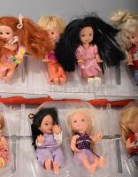 12 db Mattel baba, jelzettek. kb 12 cm